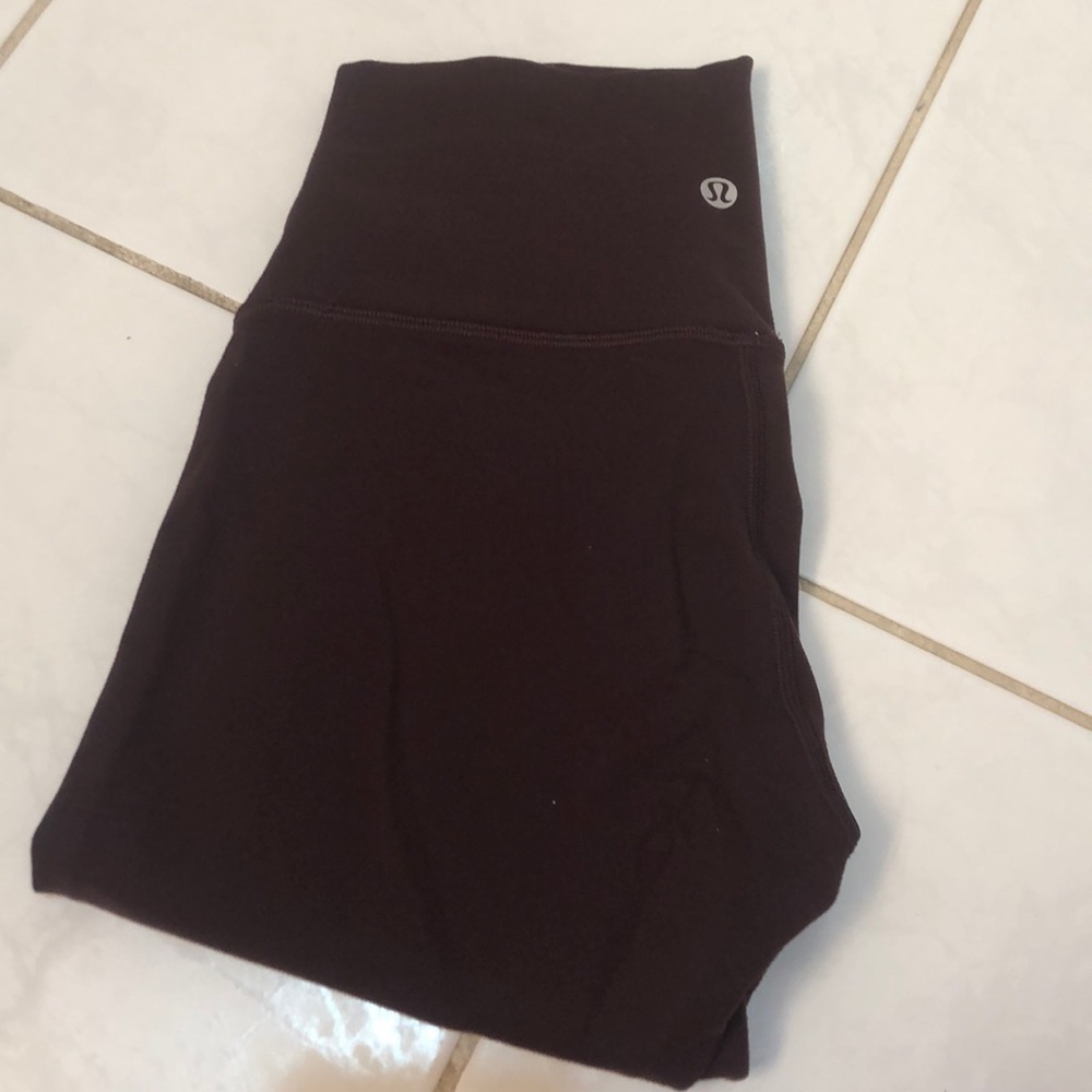 Dark maroon x -small full length leggings